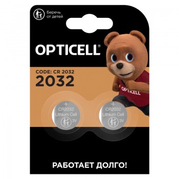 Батарейки Opticell Opticell Батарейка 2032 2шт