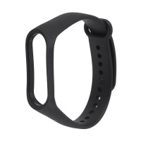 Сменный ремешок Red Line Silicone для Xiaomi Mi Smart Band 5 (черный)