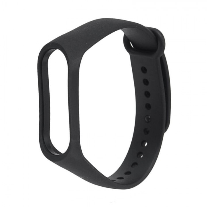 Сменный ремешок Red Line Silicone для Xiaomi Mi Smart Band 5 (черный)
