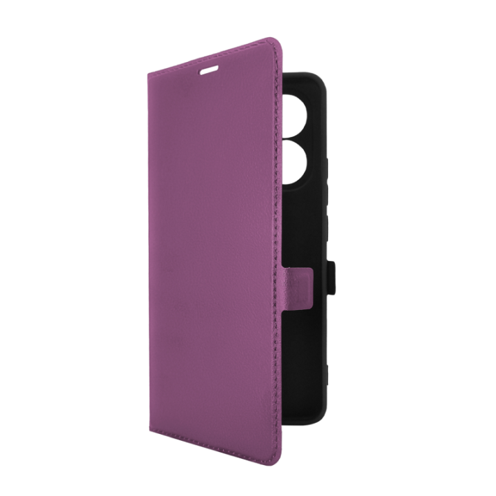 Чехол-книжка BoraSCO для Redmi Note 14, Фиолетовый