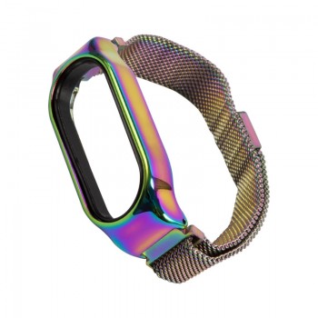 Сменный ремешок Red Line для фитнес-браслета Xiaomi Mi Band 7, металлический на магните (хамелеон)