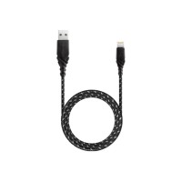 Кабель EnergEA NyloGlitz Lightning 1.5m (черный)