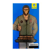 Защитное стекло BLUEO 2,5D Silk full cover glass HD для Redmi Note 13 / 14 (4G), 0.26mm (черная рамка)