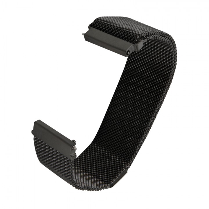 Сменный ремешок Red Line универсальный металлический магнитный для cмарт часов, 22 mm (черный)