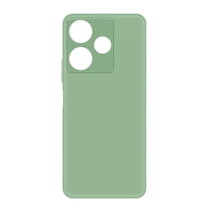 Чехол Krutoff для Redmi 13/Poco M6 4G, силиконовый зеленый