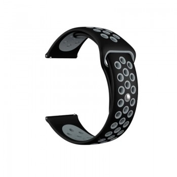 Сменный ремешок Xiaomi для Amazfit 20 mm (черный с серым)