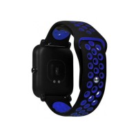 Сменный ремешок Xiaomi для Amazfit 20 mm (черный с синим)