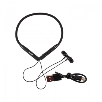 Беспроводные наушники Lenovo QE03 с микрофоном (с ободом) (черный)