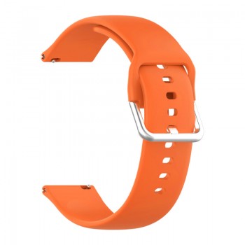 Сменный ремешок Xiaomi для cмарт часов универсальный 20 mm, силиконовый (оранжевый)