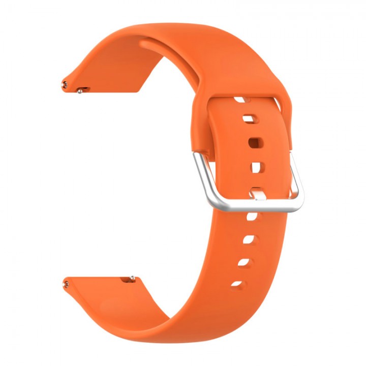 Сменный ремешок Xiaomi для cмарт часов универсальный 20 mm, силиконовый (оранжевый)
