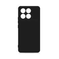 Чехол DF для Poco F6 Pro силиконовый черный