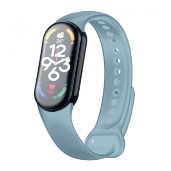 Сменный ремешок Red Line силиконовый для Xiaomi Mi Band 8 (голубой)