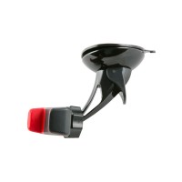 Автомобильный держатель Red Line универсальный для смартфона на панель/стекло на присоске (черный)