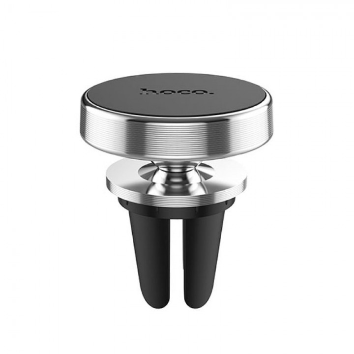 Автомобильный держатель Hoco CA47 (в дефлектор, магнитный) (серебристый)