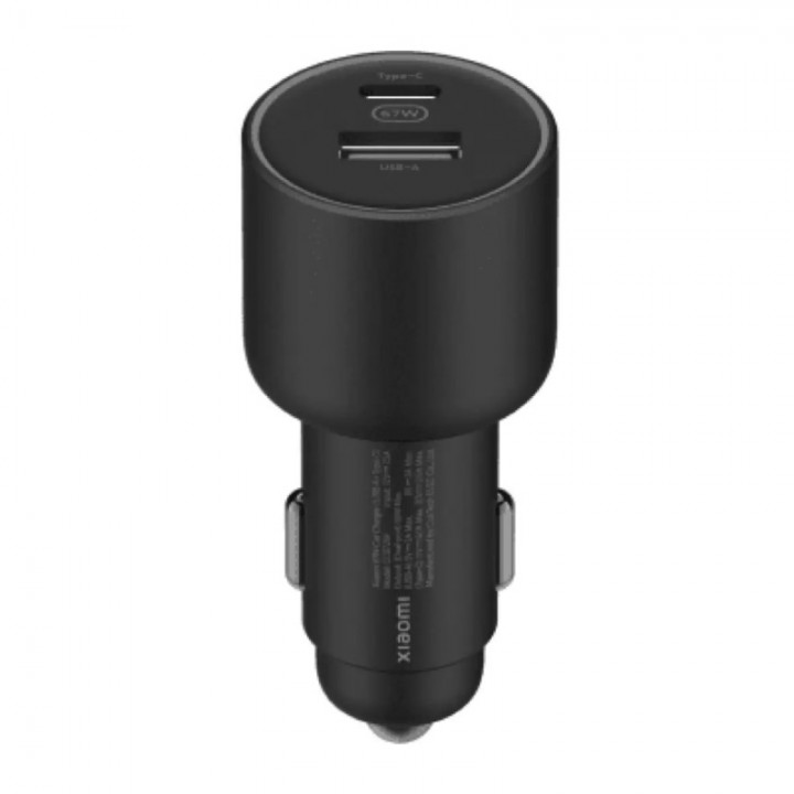 Зарядное устройство Xiaomi 67W Car Charger (USB-A + Type-C)