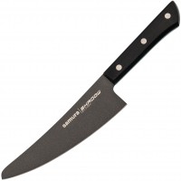 Поварской кухонный шеф-нож Samura Shadow 16.6 см, сталь Aus 8, сталь AUS-8, рукоять ABS-Пластик