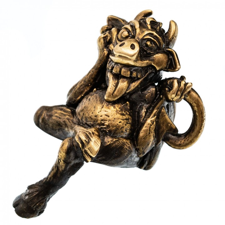 Бусина для темляка Чертёнок, латунь