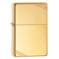 Зажигалка ZIPPO Vintage™ с покрытием High Polish Brass