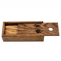 Подарочная коробка для  складных ножей, дуб