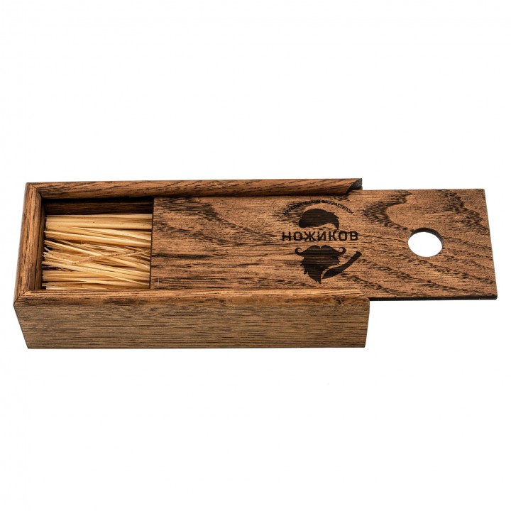 Подарочная коробка для  складных ножей, дуб