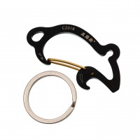 Карабин-мультитул Sanrenmu CZ01B, алюминий, черный