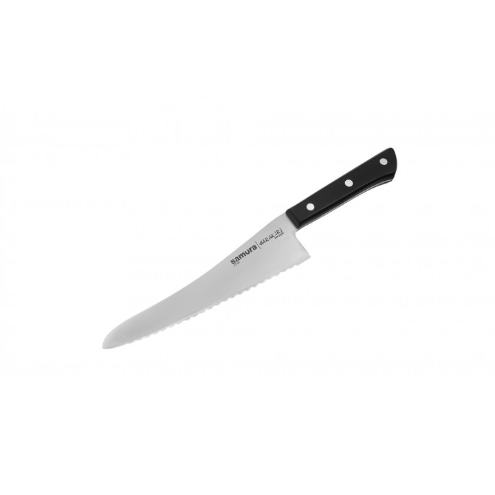Кухонный нож для замороженных продуктов Samura Harakiri 188 мм, сталь AUS-8, рукоять пластик