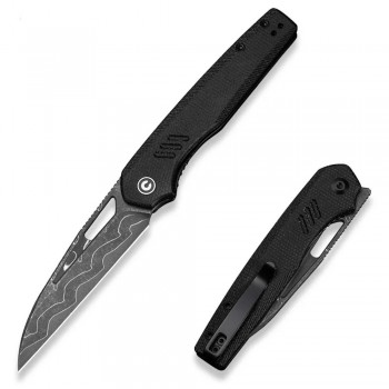 Складной нож CIVIVI Guile, сталь Damascus, рукоять микарта