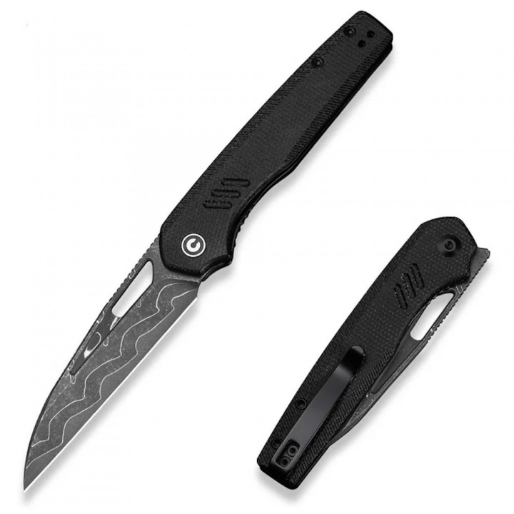 Складной нож CIVIVI Guile, сталь Damascus, рукоять микарта