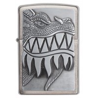 Зажигалка ZIPPO Classic с покрытием Brushed Chrome