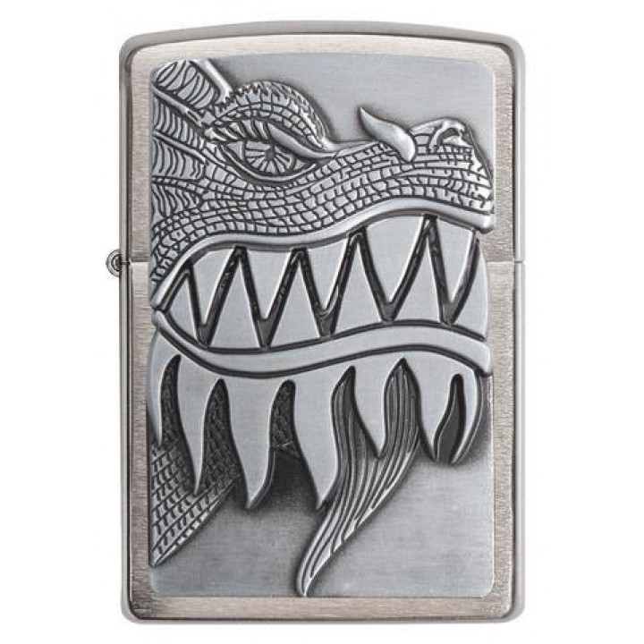 Зажигалка ZIPPO Classic с покрытием Brushed Chrome