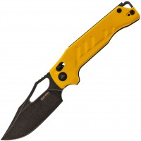 Складной нож SRM Mirage 238X, сталь D2, рукоять G10, желтый