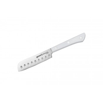 Нож кухонный "Samura HARAKIRI" для масла 96 мм, корроз.-стойкая сталь, белый ABS пластик