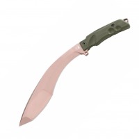 Мачете Fox Extreme Tactical Trakker Kukri, сталь N690, рукоять Forprene, зеленый