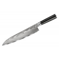 Нож кухонный "Samura DAMASCUS" Гранд Шеф 240 мм, G-10, дамаск 67 слоев