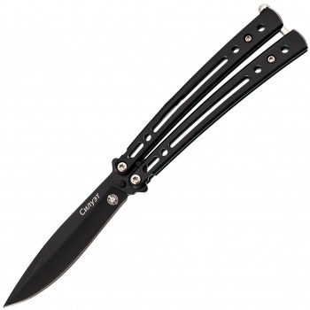 Нож-бабочка (балисонг) Силуэт, черный