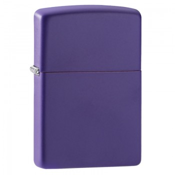 Зажигалка ZIPPO Classic с покрытием Purple Matte, латунь/сталь, фиолетовая, матовая, 36x12x56 мм