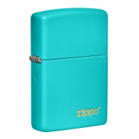 Зажигалка Classic Flat Turquoise ZIPPO Logo