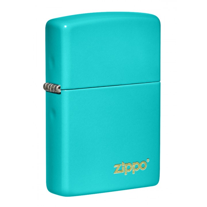 Зажигалка Classic Flat Turquoise ZIPPO Logo