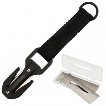 Стропорез с комплектом запасных лезвий, черный