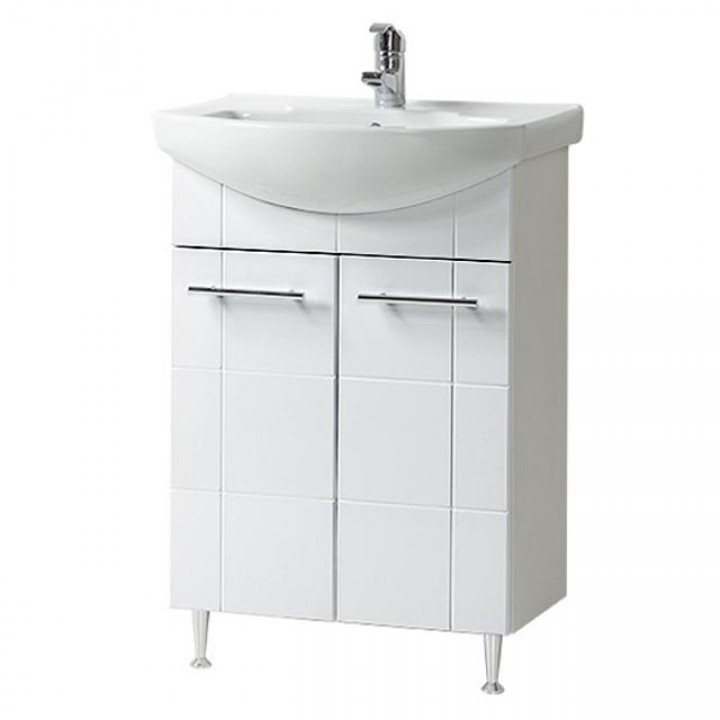 тумба без раковины напольная АКВАЛЬ Анна 50см белая