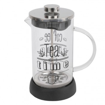 френч-пресс TODELIA Nero 600мл стекло боросиликатное, нерж.сталь