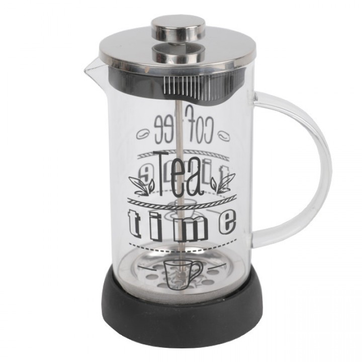 френч-пресс TODELIA Nero 600мл стекло боросиликатное, нерж.сталь