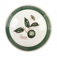 тарелка TODELIA Летняя 18,4см глубокая костяной фарфор