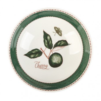 тарелка TODELIA Летняя 18,4см глубокая костяной фарфор