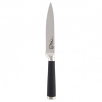 нож MALLONY 12,5см универсальный нерж.сталь, термопласт. резина