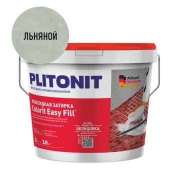 затирка для швов PLITONIT Colorit EasyFill эпокс. 1-10мм 2кг льняная