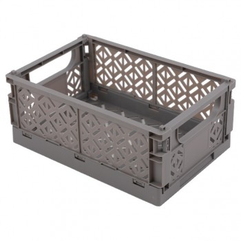 корзина TODELIA складная 25х16,5х10см 4,1л пластик серая