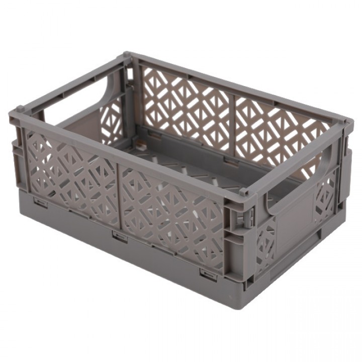 корзина TODELIA складная 25х16,5х10см 4,1л пластик серая