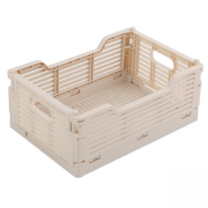 корзина TODELIA складная 22х15х9см 3л пластик бежевая