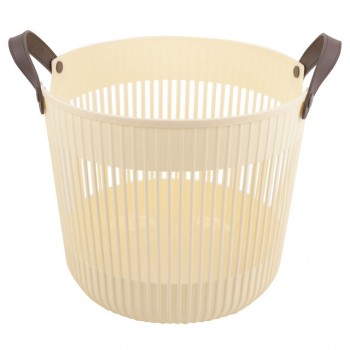 корзина TODELIA 41х41х38см 15,2л пластик, ТПР-резина белая